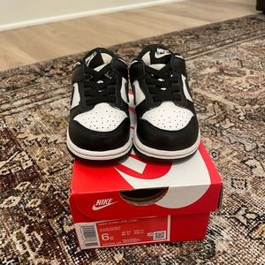 Toddler “Panda” Dunk Low 6c